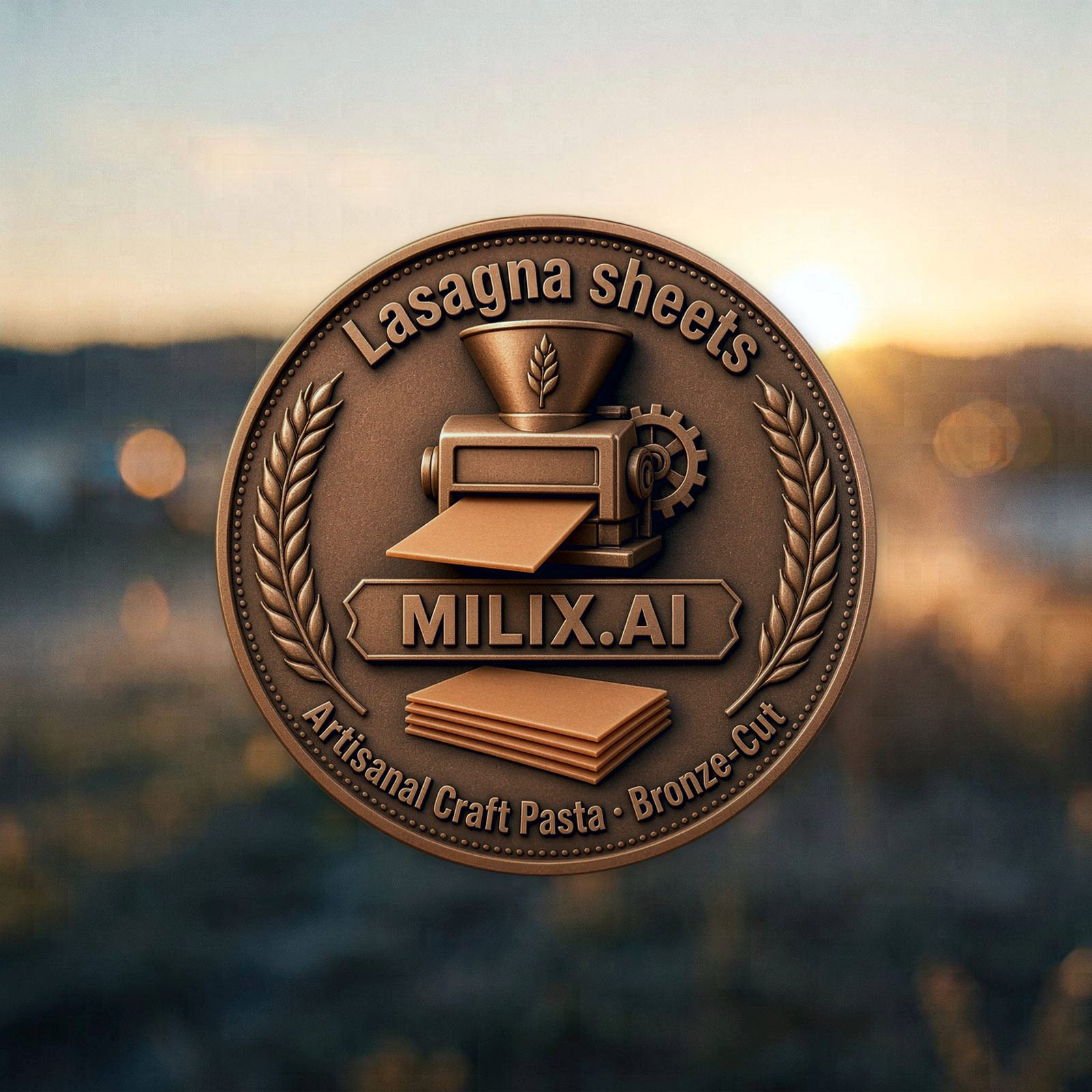 MILIX.AI Lasagna sheets medallion